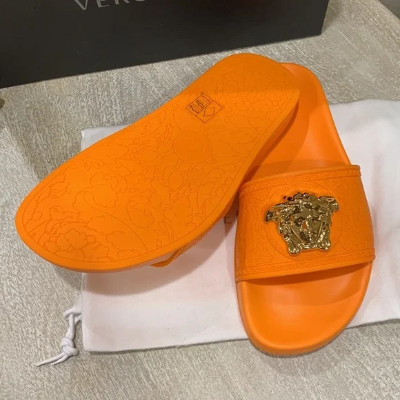 Versace Women Pool Slides - Picture 5 of 9